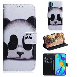 Sleeping Panda PU Leather Wallet Case for Huawei P30 Pro