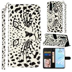 Leopard Panther 3D Leather Phone Holster Wallet Case for Huawei P30 Pro