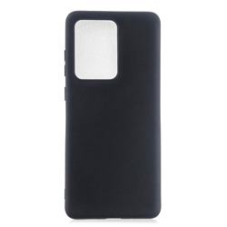 Candy Soft Silicone Protective Phone Case for Huawei P40 - Black
