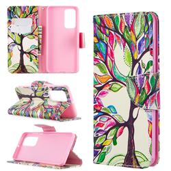 The Tree of Life Leather Wallet Case for Huawei P40