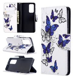 Flying Butterflies Leather Wallet Case for Huawei P40
