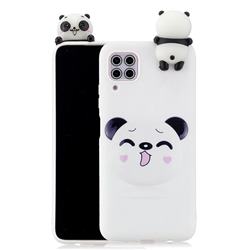 Smiley Panda Soft 3D Climbing Doll Soft Case for Huawei P40 Lite