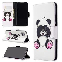 Lovely Panda Leather Wallet Case for Huawei P40 Lite