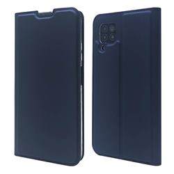 Ultra Slim Card Magnetic Automatic Suction Leather Wallet Case for Huawei P40 Lite - Royal Blue