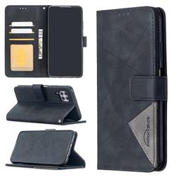 Binfen Color BF05 Prismatic Slim Wallet Flip Cover for Huawei P40 Lite - Black