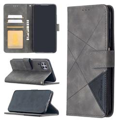 Binfen Color BF05 Prismatic Slim Wallet Flip Cover for Huawei P40 Lite - Gray