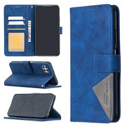 Binfen Color BF05 Prismatic Slim Wallet Flip Cover for Huawei P40 Lite - Blue