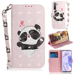 Heart Cat 3D Painted Leather Wallet Phone Case for Huawei P40 Lite 5G