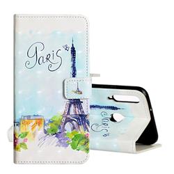 Paris Tower 3D Painted Leather Phone Wallet Case for Huawei P40 Lite E