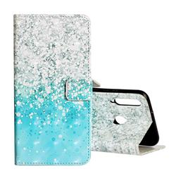 Sea Sand 3D Painted Leather Phone Wallet Case for Huawei P40 Lite E