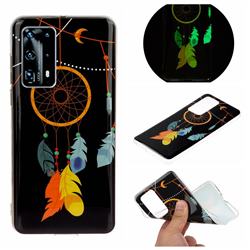 Dream Catcher Noctilucent Soft TPU Back Cover for Huawei P40 Pro