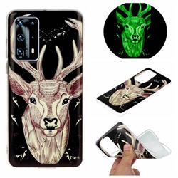 Fly Deer Noctilucent Soft TPU Back Cover for Huawei P40 Pro