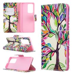 The Tree of Life Leather Wallet Case for Huawei P40 Pro