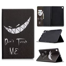 Crooked Grin Folio Stand Leather Wallet Case for Samsung Galaxy Tab S6 Lite P610 P615