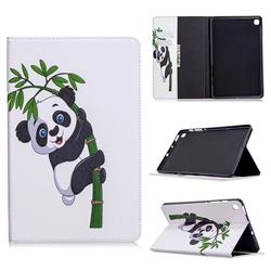 Bamboo Panda Folio Stand Leather Wallet Case for Samsung Galaxy Tab S6 Lite P610 P615