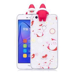 Dancing Santa Claus Soft 3D Climbing Doll Soft Case for Huawei P8 Lite 2017 / P9 Honor 8 Nova Lite