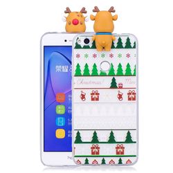 Christmas Socks Soft 3D Climbing Doll Soft Case for Huawei P8 Lite 2017 / P9 Honor 8 Nova Lite