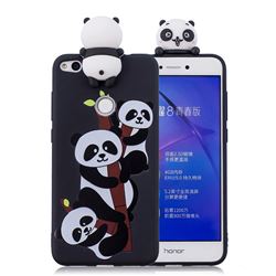 Ascended Panda Soft 3D Climbing Doll Soft Case for Huawei P8 Lite 2017 / P9 Honor 8 Nova Lite