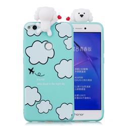 Cute Cloud Girl Soft 3D Climbing Doll Soft Case for Huawei P8 Lite 2017 / P9 Honor 8 Nova Lite