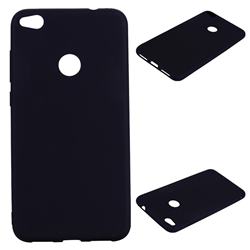 Candy Soft Silicone Protective Phone Case for Huawei P8 Lite 2017 / P9 Honor 8 Nova Lite - Black