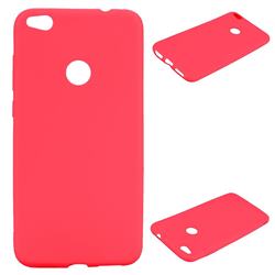 Candy Soft Silicone Protective Phone Case for Huawei P8 Lite 2017 / P9 Honor 8 Nova Lite - Red