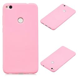 Candy Soft Silicone Protective Phone Case for Huawei P8 Lite 2017 / P9 Honor 8 Nova Lite - Dark Pink
