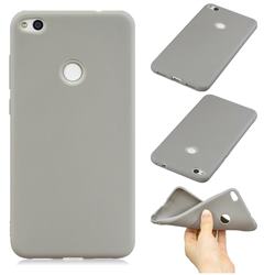Candy Soft Silicone Phone Case for Huawei P8 Lite 2017 / P9 Honor 8 Nova Lite - Gray
