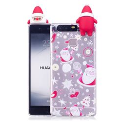 Dancing Santa Claus Soft 3D Climbing Doll Soft Case for Huawei P9
