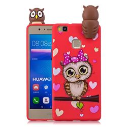 Bow Owl Soft 3D Climbing Doll Soft Case for Huawei P9 Lite G9 Lite