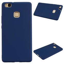 Candy Soft Silicone Protective Phone Case for Huawei P9 Lite G9 Lite - Dark Blue
