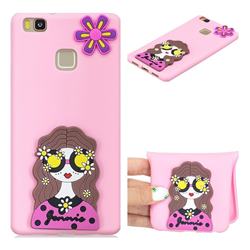 Violet Girl Soft 3D Silicone Case for Huawei P9 Lite G9 Lite
