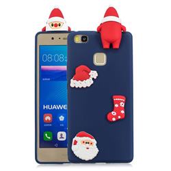 Navy Santa Claus Christmas Xmax Soft 3D Silicone Case for Huawei P9 Lite G9 Lite