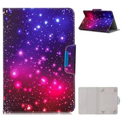 7 inch Universal Tablet Flip Cover Folio Stand Leather Wallet Tablet Case - Fantasy Starry Sky