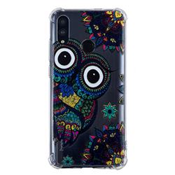 Owl Totem Anti-fall Clear Varnish Soft TPU Back Cover for Huawei P Smart (2019)