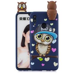 Bad Owl Soft 3D Climbing Doll Soft Case for Huawei P Smart (2019)