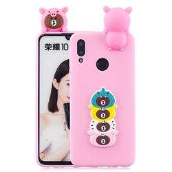 Expression Bear Soft 3D Climbing Doll Soft Case for Huawei P Smart (2019)