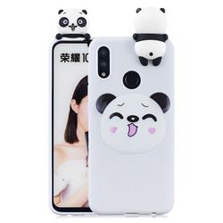Smiley Panda Soft 3D Climbing Doll Soft Case for Huawei P Smart (2019)