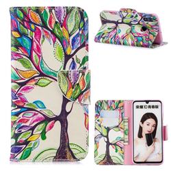 The Tree of Life Leather Wallet Case for Huawei P Smart (2019)