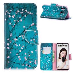 Blue Plum Leather Wallet Case for Huawei P Smart (2019)