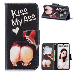 Lovely Pig Ass Leather Wallet Case for Huawei P Smart (2019)
