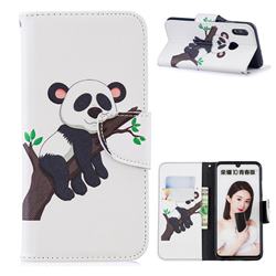 Tree Panda Leather Wallet Case for Huawei P Smart (2019)