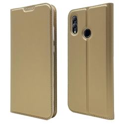 Ultra Slim Card Magnetic Automatic Suction Leather Wallet Case for Huawei P Smart (2019) - Champagne