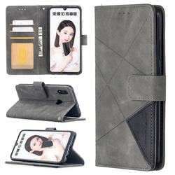 Binfen Color BF05 Prismatic Slim Wallet Flip Cover for Huawei P Smart (2019) - Gray