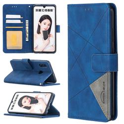 Binfen Color BF05 Prismatic Slim Wallet Flip Cover for Huawei P Smart (2019) - Blue