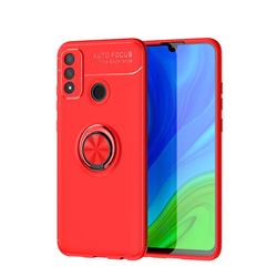 Auto Focus Invisible Ring Holder Soft Phone Case for Huawei P Smart (2020) - Red
