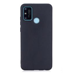 Candy Soft Silicone Protective Phone Case for Huawei P Smart (2020) - Black