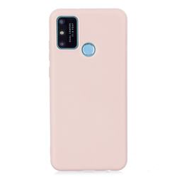 Candy Soft Silicone Protective Phone Case for Huawei P Smart (2020) - Light Pink