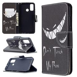Crooked Grin Leather Wallet Case for Huawei P Smart (2020)
