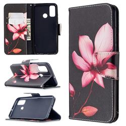 Lotus Flower Leather Wallet Case for Huawei P Smart (2020)