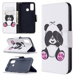 Lovely Panda Leather Wallet Case for Huawei P Smart (2020)